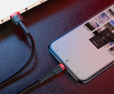 Cavo USB Ricarica Rapida Caricabatterie Baseus iPhone 14 13 12 11 Pro Max XS X 8 Plus 2.4A Linea Trasmissione Dati USB A