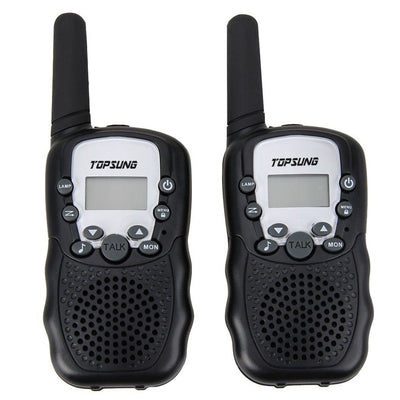 Radio Mobile Walkie Talkie T388 Coppia Portatile Interfono LED Illuminazione Microfono Altoparlante Torcia Elettrica