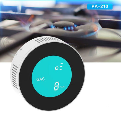 Rilevatore Gas Digitale LCD PA210R Anti-incendio Fuoco Combustibile Sensore Allarme Casa Intelligente Domestico