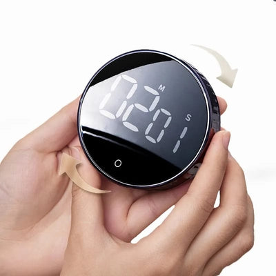 Timer Magnetico Digitale Sveglia Conto Rovescia Manuale Cronometro