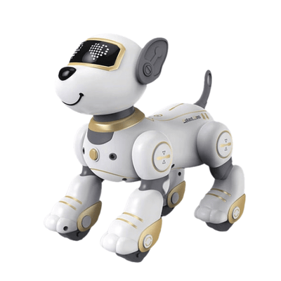 Robot Cane Cammina Balla Telecomandato Elettrico Controllo Remoto Animale Domestico Giocattolo Telecomando Intelligente Luci Suoni Realistico