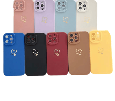 Cassa Telefono Silicone Colore Caramella Cotone Compatibile iPhone 13 14 15 Pro Max Plus Cuore Amore Cornice Molle Copertura
