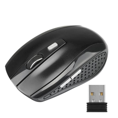 Mouse Wireless Ergonomico 6 Tasti 2.4GHz Computer Ufficio Gioco Ricevitore USB