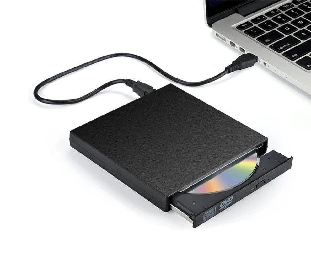 Lettore DVD Esterno USB 2.0 Drive MP3 Lettore Portatile Computer