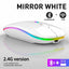 Mouse Wireless Bluetooth 5.2 RGB Luce LED Wi-Fi 1600 DPI Lavoro Gioco