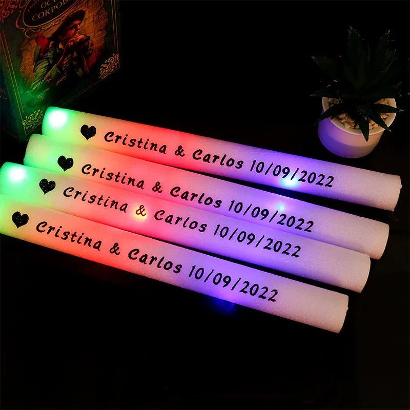 Bastoncini Luminosi LED Colorato RGB Schiuma Tubo Allegria Luce Scura – LA  MAISON SMARTECH