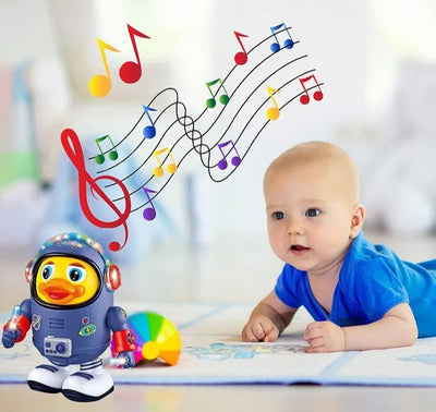Giocattolo Musicale Interattivo Elettrico Luci Suoni Robot Danzante Regali Bambini
