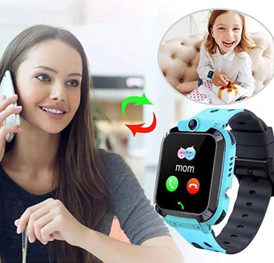 Smart Watch Bambini Impermeabile Chiamata SOS LBS Tracker Posizione Sim Card Chat Vocale IP68