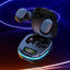 Auricolari Sportivi Bluetooth 5.1 Wireless Cancellazione Rumore Waterproof Volume Microfono Resistenti