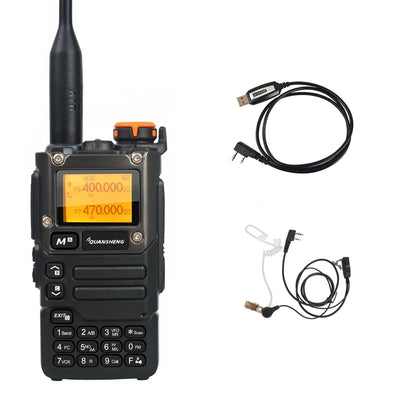 Walkie Talkie Banda Aerea 50-600 MHz HF RX UV-K5(8) 136-600 MHz UHF VHF TX Radio FM Frequenza Torcia