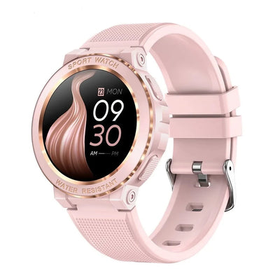 Smartwatch Bluetooth Orologio Polso Impermeabile IP68 Fitness Tracker Monitoraggio Salute Frequenza Cardiaca Pressione Orario Compatibile iOS Android