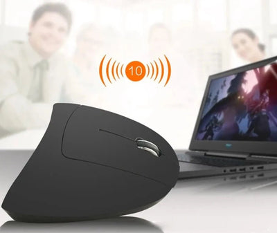Mouse Wireless Verticale USB Computer PC Ergonomico Tavolo 1600 DPI Laptop Casa Ufficio