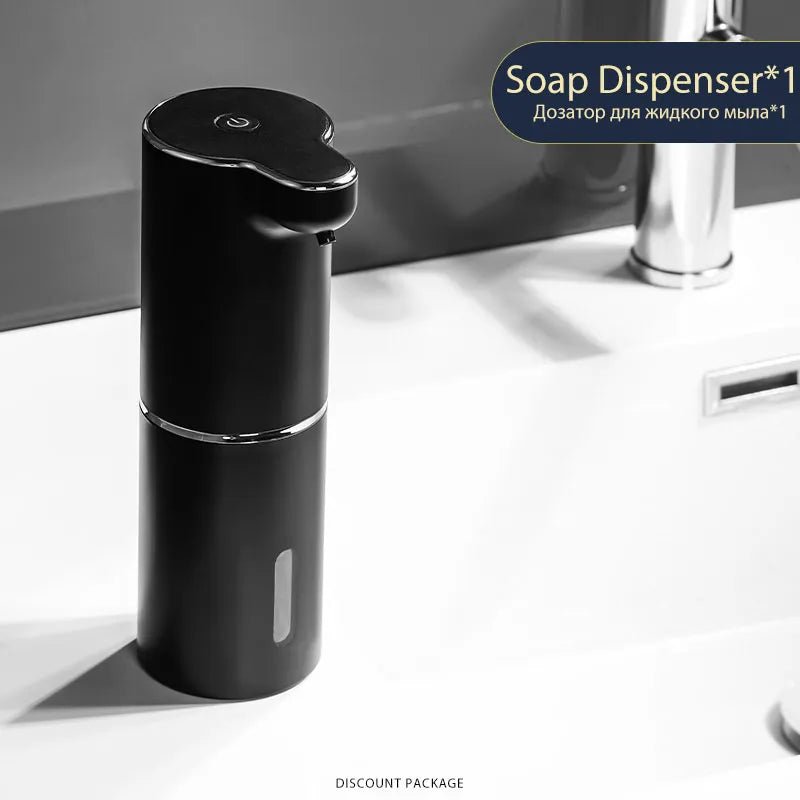 Dispenser automatico di sapone Usb ricaricabile dispenser di schiuma di  sapone Led Temperatura