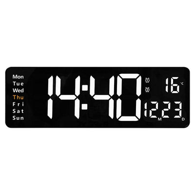 Sveglia Rotonda Calendario 12/24 Ore Settimana Orologio Tavolo Digital – LA  MAISON SMARTECH