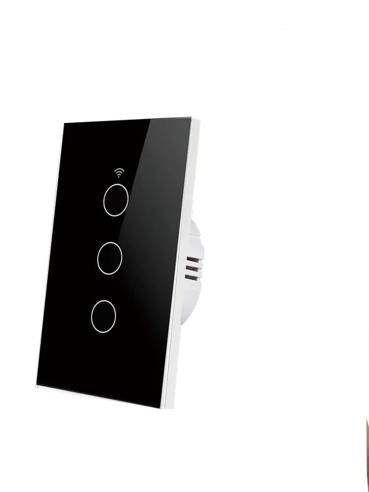 Interruttore Alexa Touch WiFi Switch Senza Neutro Wireless RF 433Mhz Remoto  1/2/3 Casa Intelligente Gruppo