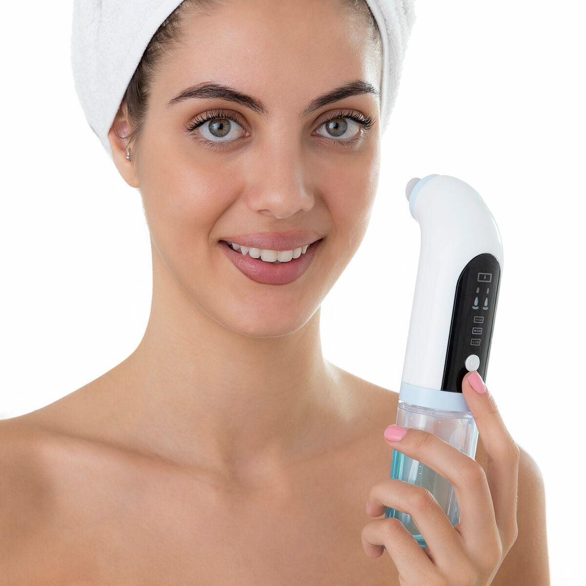 Rechargeable Facial Impurity Hydro-cleanser InnovaGoods Hyser White (Refurbished B)