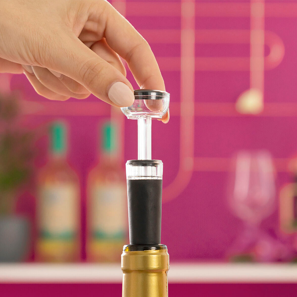 Rechargeable Electric Corkscrew with Accessories for Wine Corklux InnovaGoods (Refurbished B)