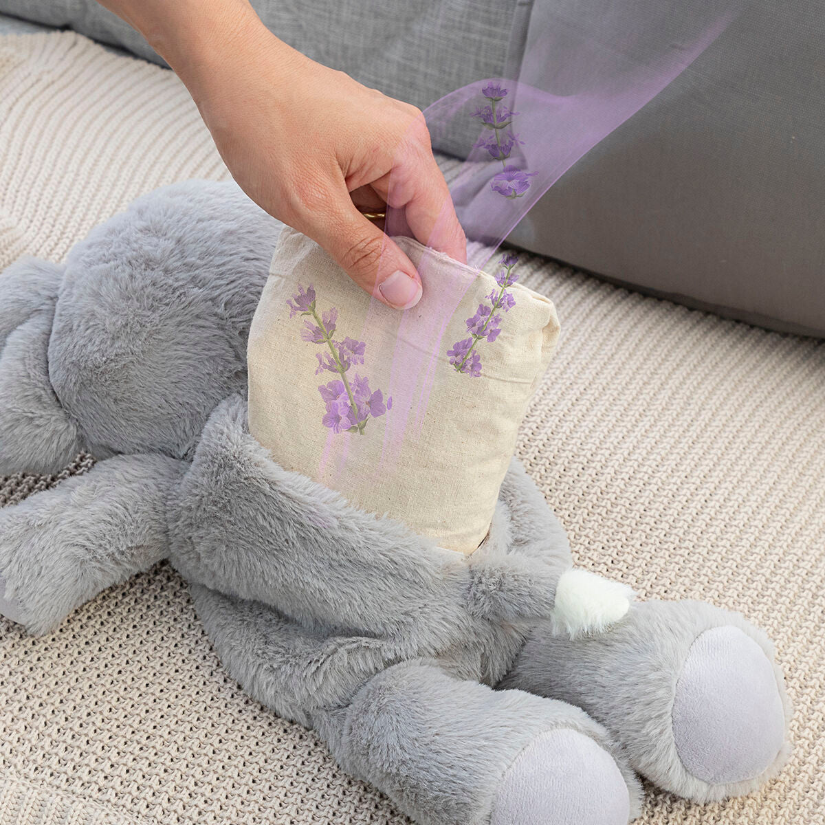 Elephant soft toy with Warming and Cooling Effect Phantie InnovaGoods (Refurbished A+)