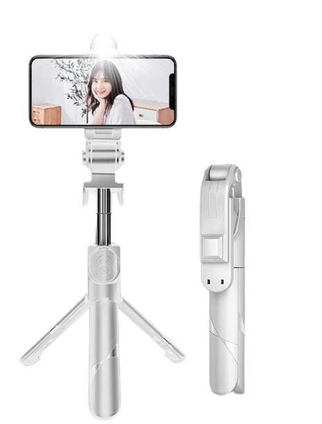 Selfie Stick Bluetooth Selfie Foto Treppiedi Video Amici Comodo Asta Telecomando