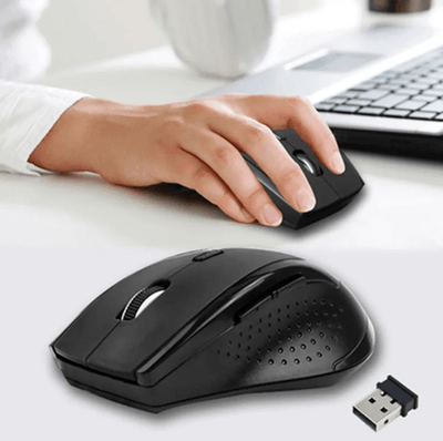 Mouse Wireless 2.4Ghz Computer PC Ricevitore USB Accessori Windows Win 7/2000/XP/Vista