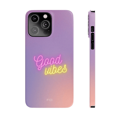 Cover Good Vibes Compatibile IPhone Serie 14 Design Sottile