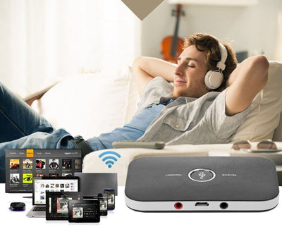 Trasmettitore Ricevitore Audio Bluetooth 4.1 Musica Volume Doppia Connessione Android IOS TV