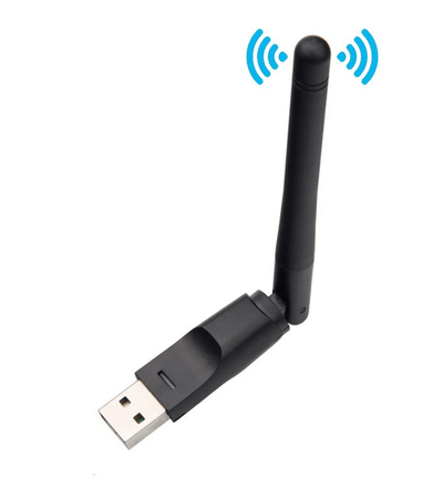 Adattatore Wifi USB Antenna Rete Wireless Frequenza Lavoro