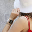 Smartwatch Orologio Polso Vetro Rosa Schermo 128x96 Waterproof Bluetooth Cinturino Orologio