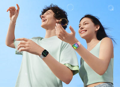 Smartwatch Orologio Polso Donna Uomo Compatibile Xiaomi Impermeabile Bluetooth Musica Bracciale Full Touch