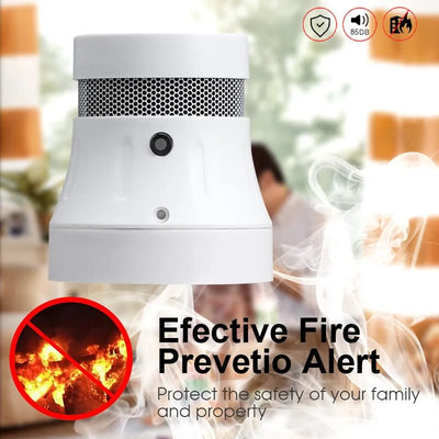 Rilevatore Fumo Intelligente Allarme Protezione Antincendio 85db Sensore Sicurezza Domestica