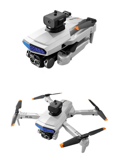 Drone D6 8K Professionale Doppia Fotocamera Fotografia Ottica Cinque Vie Evitamento Ostacoli Quadcopter 5000M