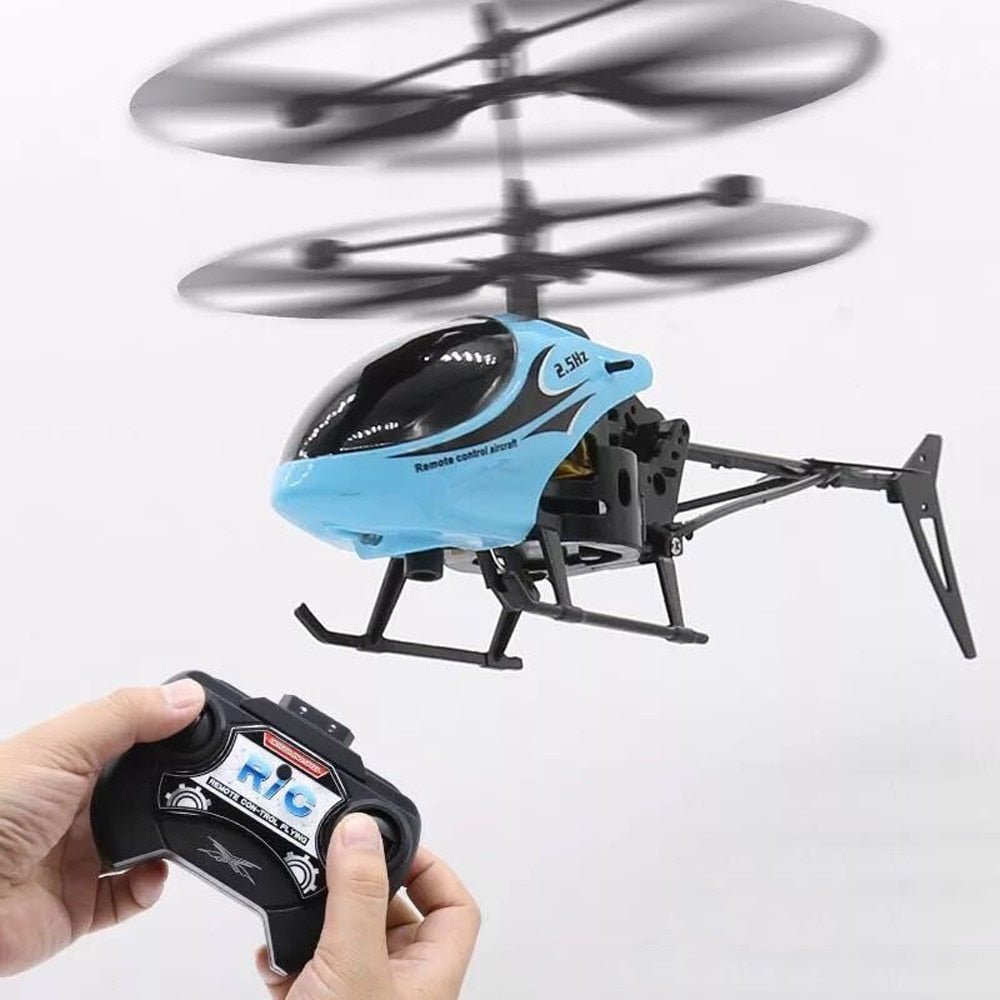 Mini Drone Telecomando Volo 5/8 Minuti Ricarica Distanza Facile Blu Rosso Giallo