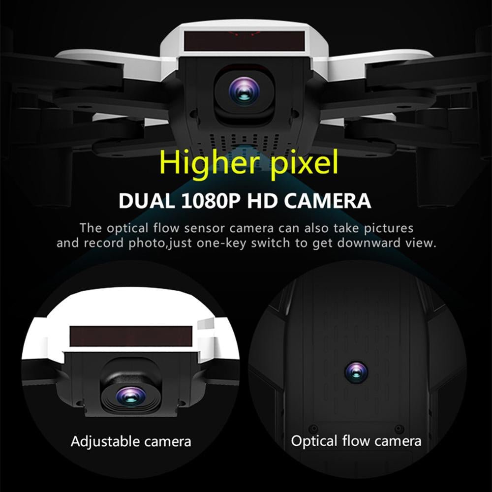 Drone WIFI Grandangolare 1080P Fotocamera Paesaggi Divertimento Facile Volo Telecomando Batteria
