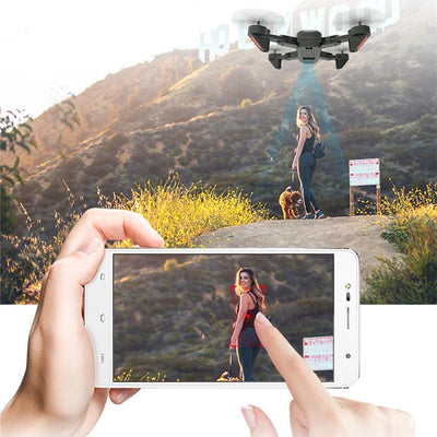 Drone WIFI Grandangolare 1080P Fotocamera Paesaggi Divertimento Facile Volo Telecomando Batteria