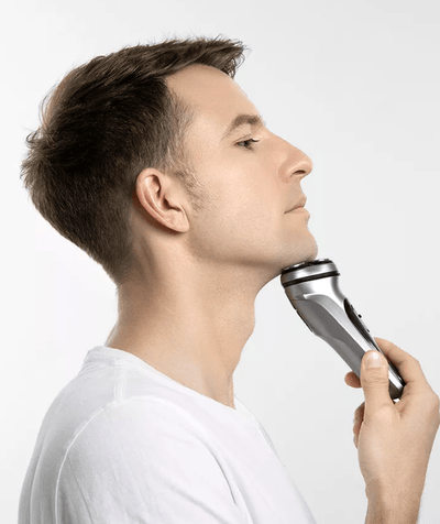 Rasoio Elettrico Uomo Tipo-C Ricaricabile Barba Controllo Intelligente Portatile Viaggio USB