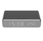Orologio Digitale Sveglia Caricabatterie Wireless Data Ora Temperatura Casa Comodo Cavo USB