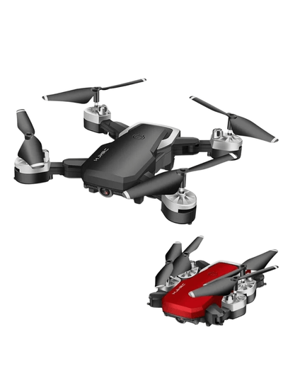 Drone WiFi Fotocamera Grandangolare 4K HD Volo Divertimento Riprese Batteria Telecomando