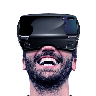 Occhiali 3D Realtà Virtuale Proiezione Film Giochi Partite Compatibile Telefoni Cellulare